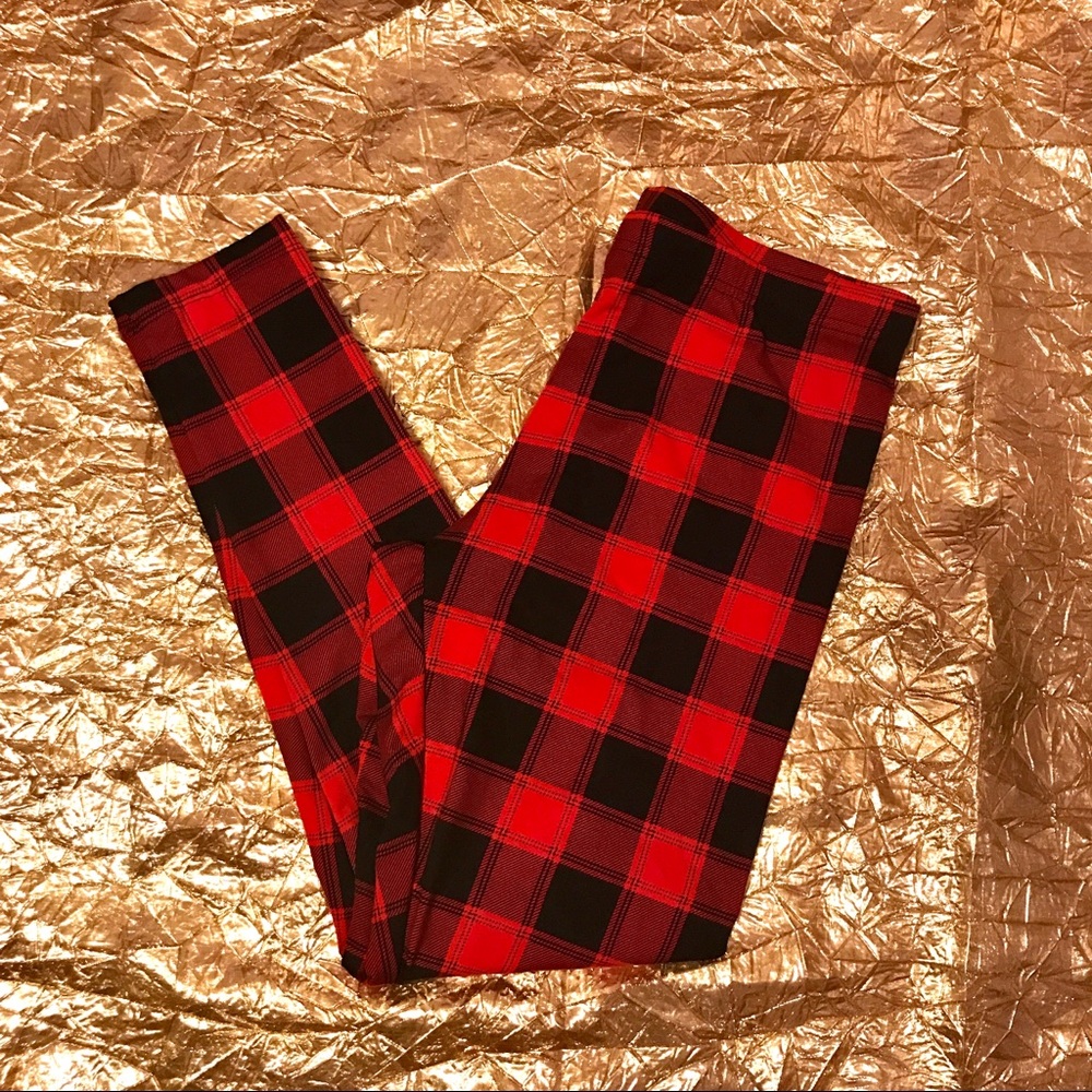 5/$25 Time And Tru Plaid Leggings
